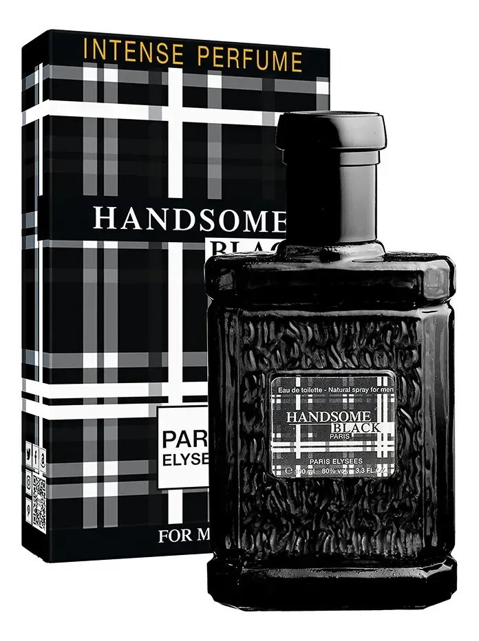 Perfume Handsome Black Paris Elysees Masculino Intense 100ml