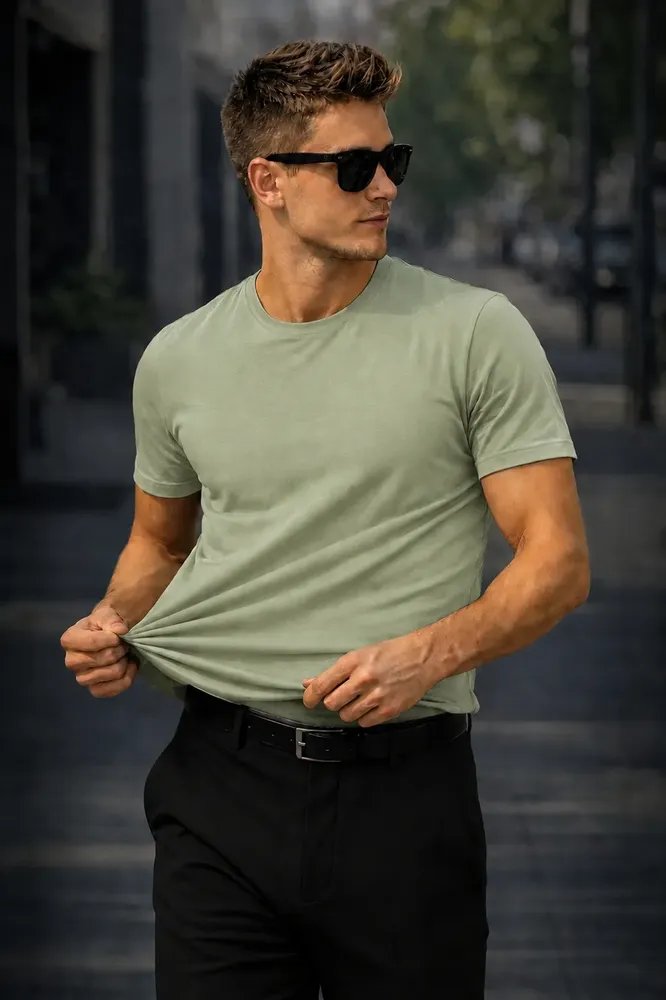 Camiseta Modal Malha Peruana