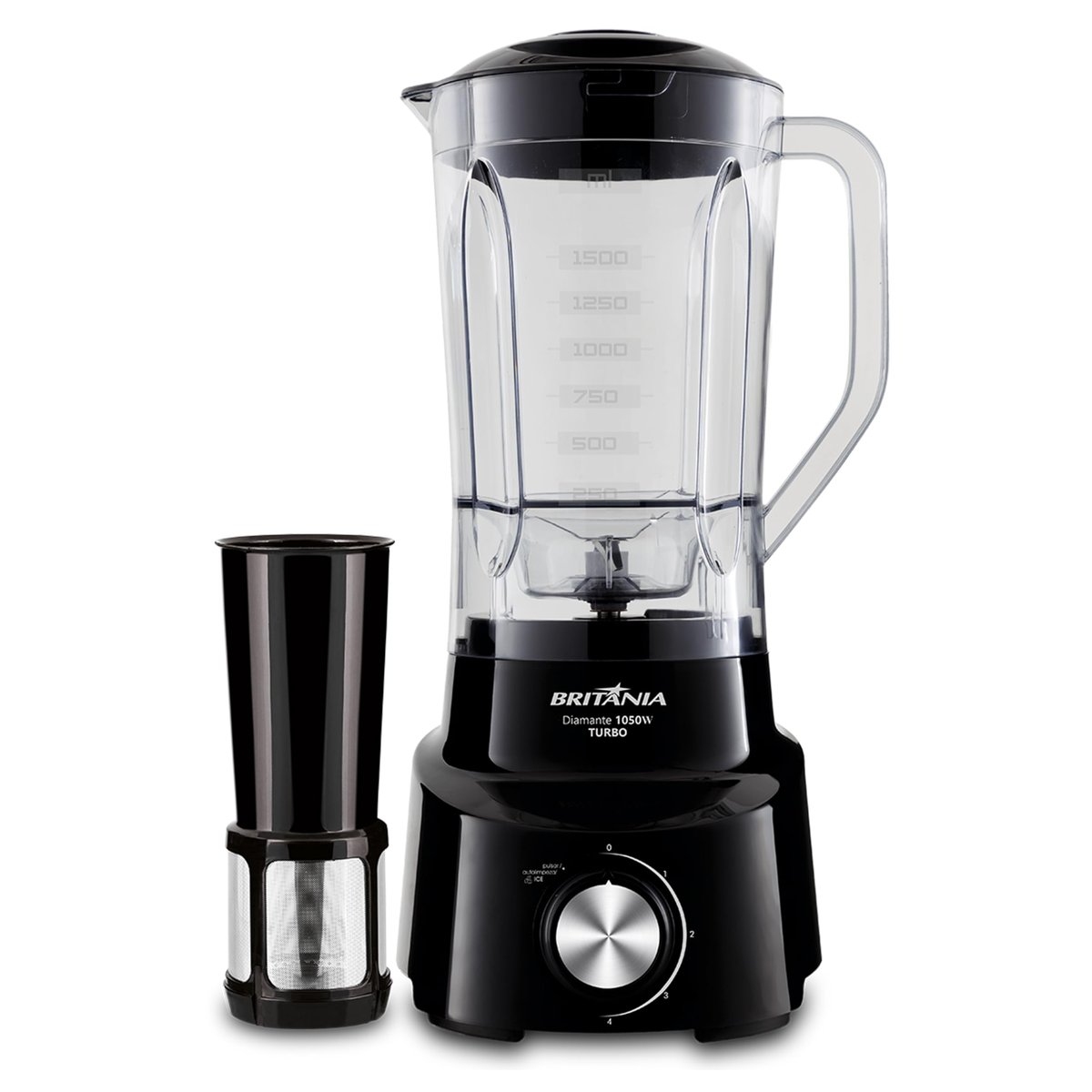 Liquidificador, Diamante, 900w, Preto, 220v, Britânia