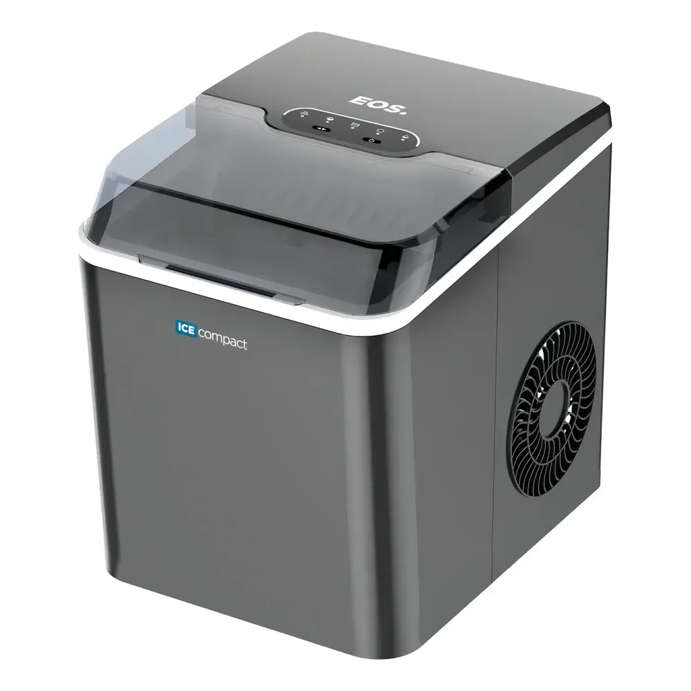 Máquina De Gelo 12 Kg Inox Ice Compact - Emg04 Eos 127V Cinza