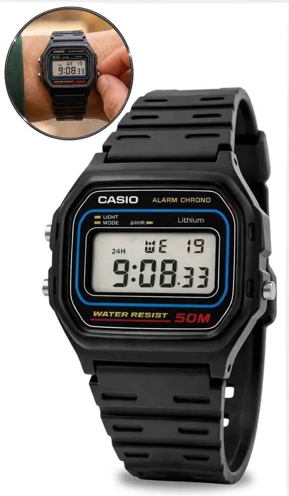 Relógio Casio Digital W-59-1VQ
