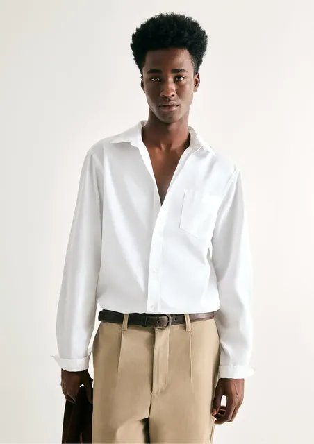 Camisa Básica Masculina Manga Longa Slim Hering (P ao XXG)