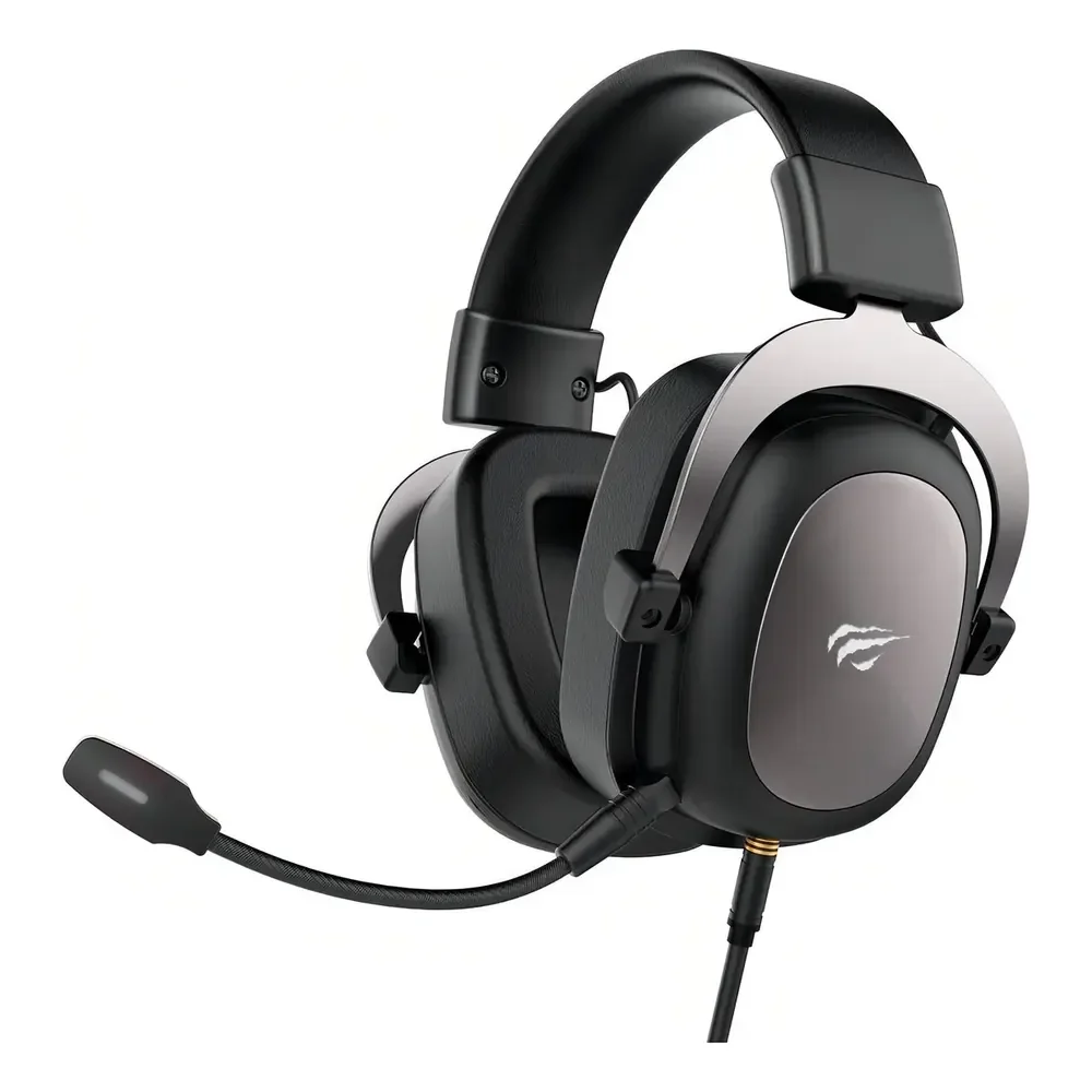 Fone De Ouvido Headset Gamer Havit H2002d P3 Para PS3/PS4/PS5/XBOX/PC Cor Preto
