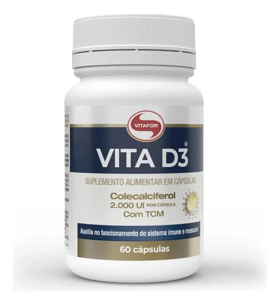 Vitamina D3 60 Capsulas Vitafor