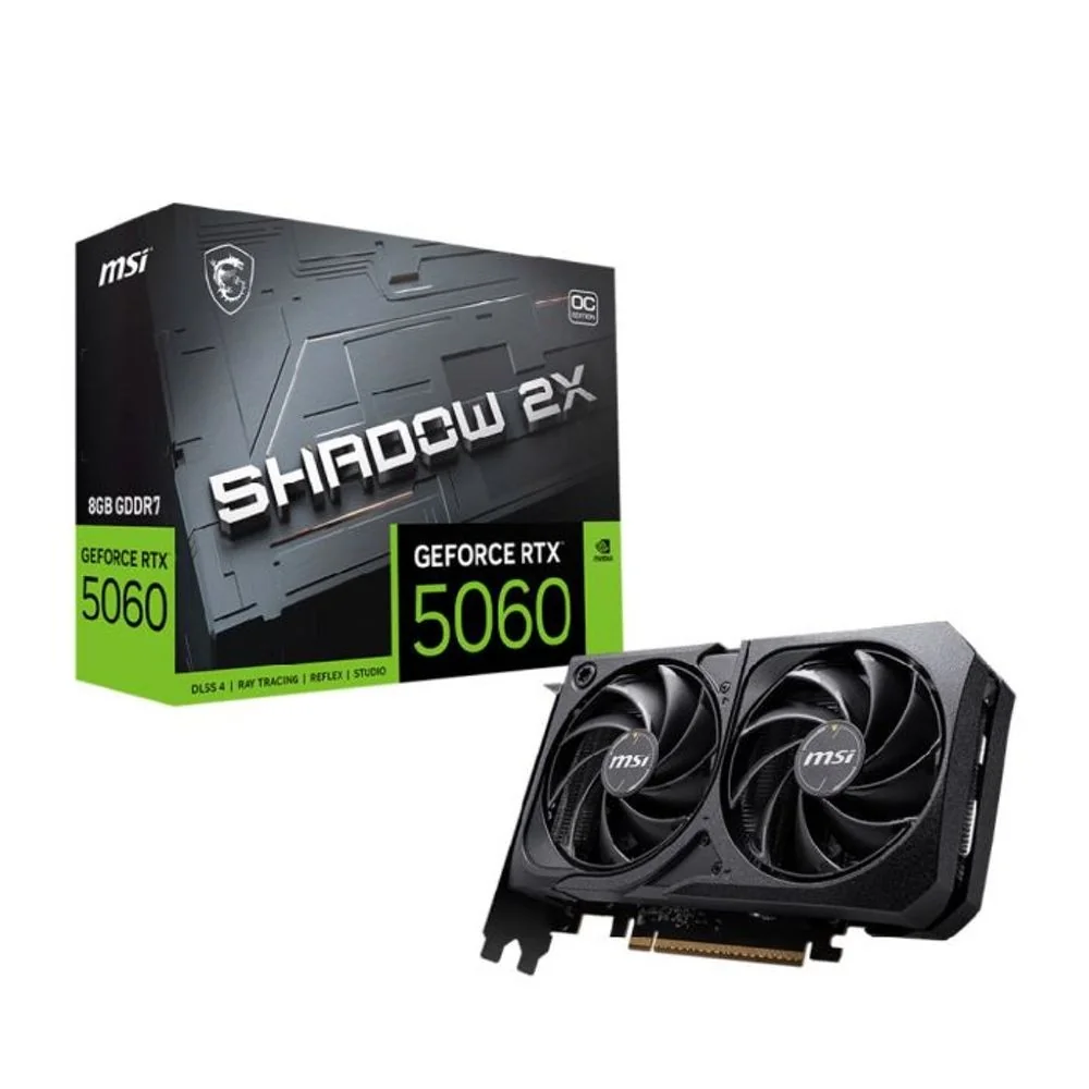 Placa de Vídeo NVIDIA GeForce MSI RTX 5060 8GB