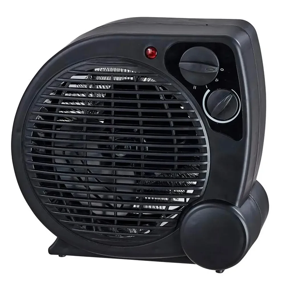 🛍️ Aquecedor Elétrico 110v Portátil A Ar Ventilador Quente Preto Aq04 - Mimo Style 127v