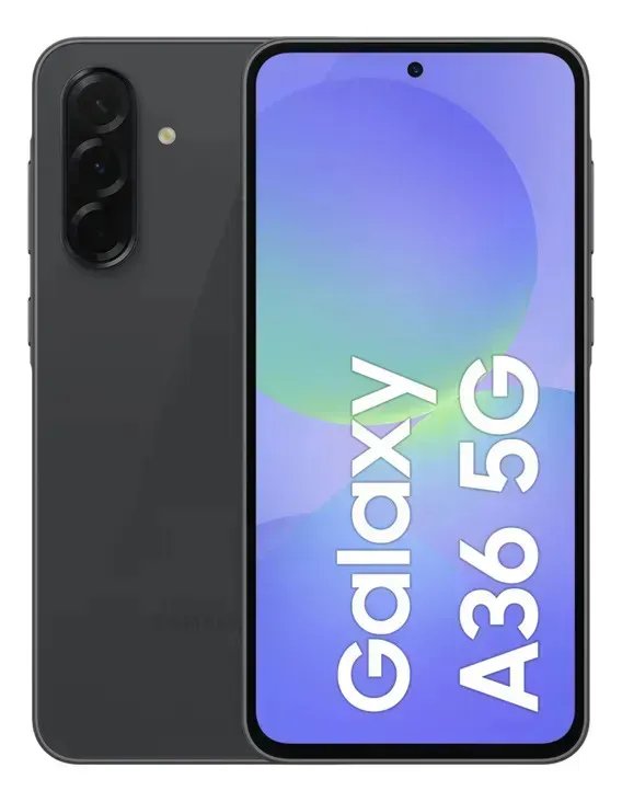 Smartphone Samsung Galaxy A36 5G 128GB 6GB RAM Câmera Tripla 50MP 12MP IP67 Super AMOLED 6.7'' NFC