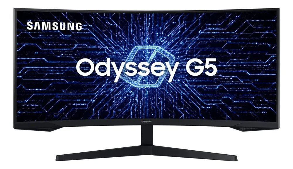 Monitor Gamer Curvo Samsung Odyssey 34" G5 WQHD 165Hz