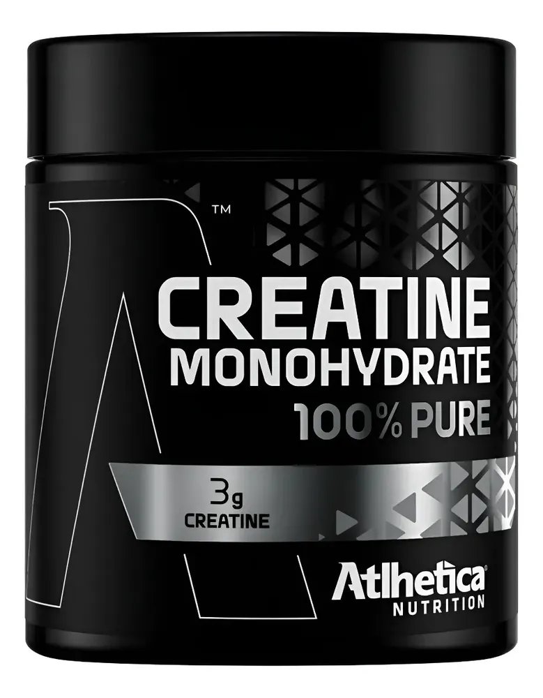 Creatina Pura Monohidratada Atlhetica Creatine 300g 100doses Sabor Neutro