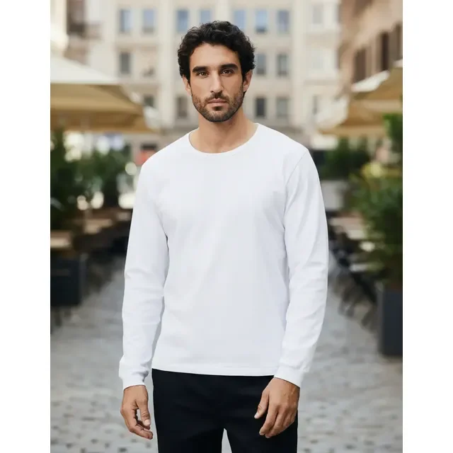 Camiseta Manga Longa Slim Hering (4 cores)
