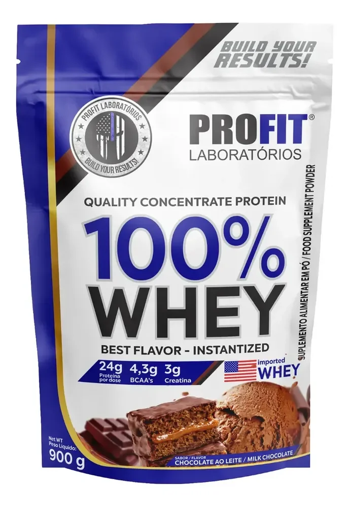 100% Whey Concentrado Profit 900g