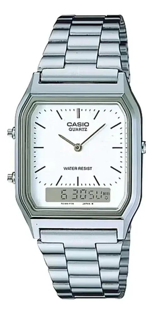 Relógio Casio Masculino Retangular Aq-230a-7dmq