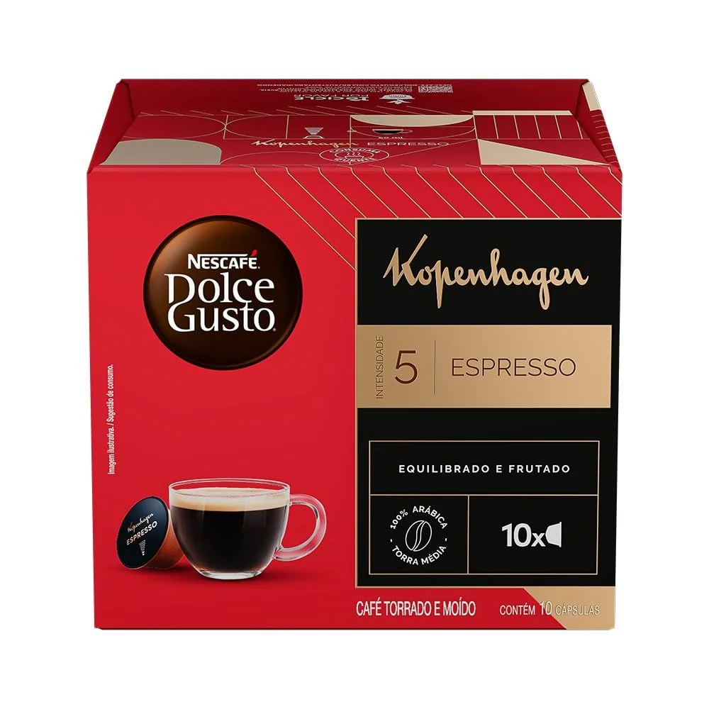 Espresso Kopenhagen Nescafé Dolce Gusto 10 cápsulas