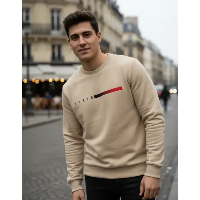 Moletom Gola Careca Paris Suéter Frio
