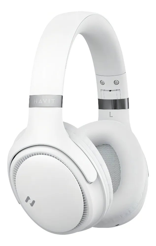 🛒Heaphone Havit H630bt Bluetooth 5.3 On-ear 3d 55h Cor Bege