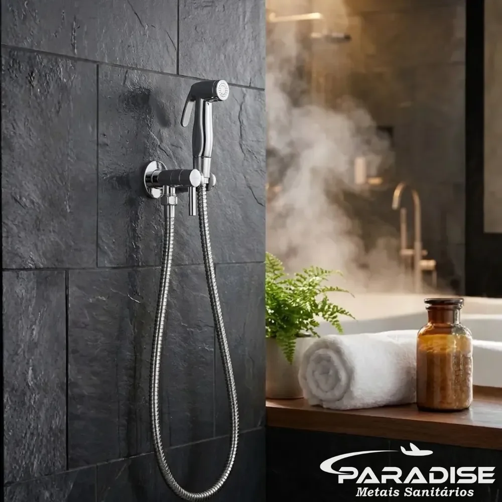 Ducha Higiênica Paradise Em Abs 1/4 Volta