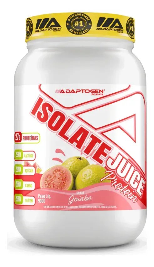 ✨Isolate Juice Protein Adaptogen 900g Goiaba✨️