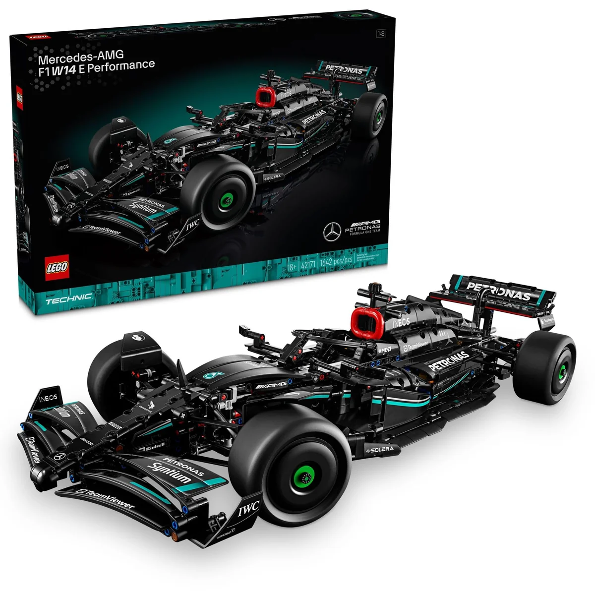 LEGO Set Technic 42171 Mercedes-AMG F1 W14 E Performance 1642 peças