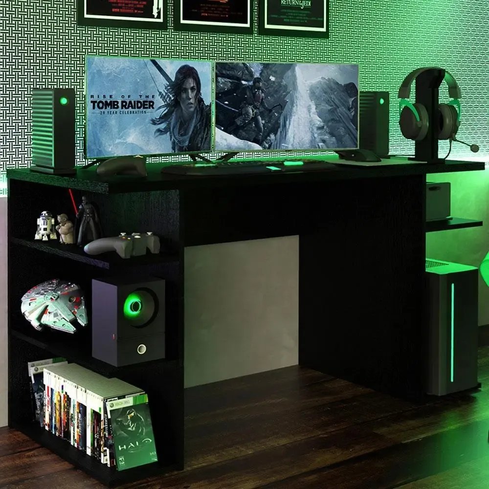 Mesa para Computador Gamer Madesa 9409 - Preto