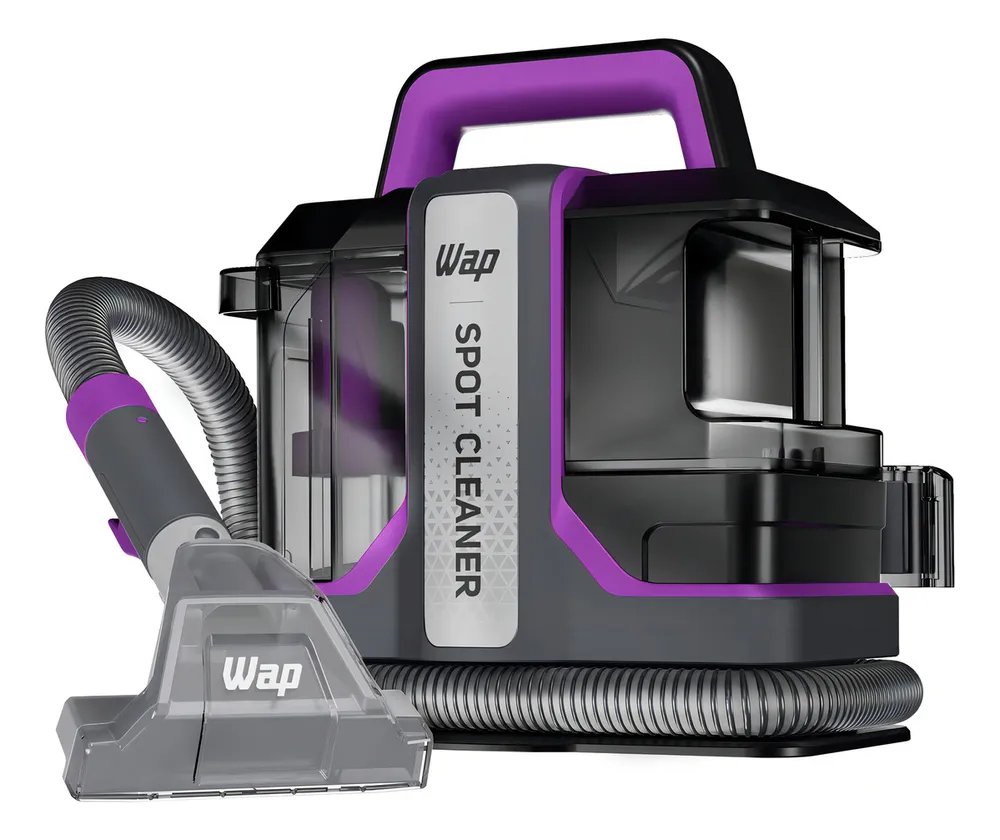 Extratora de Sujeira Portátil WAP Spot Cleaner W3 Borrifa Esfrega e Extrai 1450W de Potência e Bico