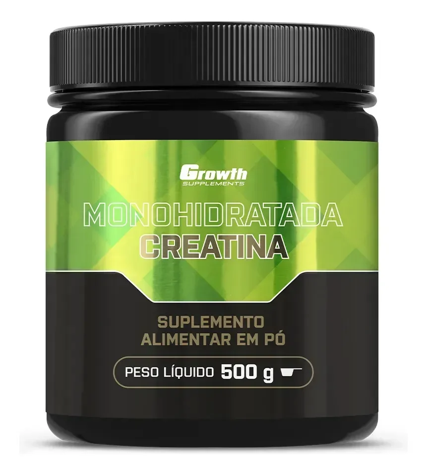 Creatina Monohidratada Growth Supplements 500g – Sem Sabor