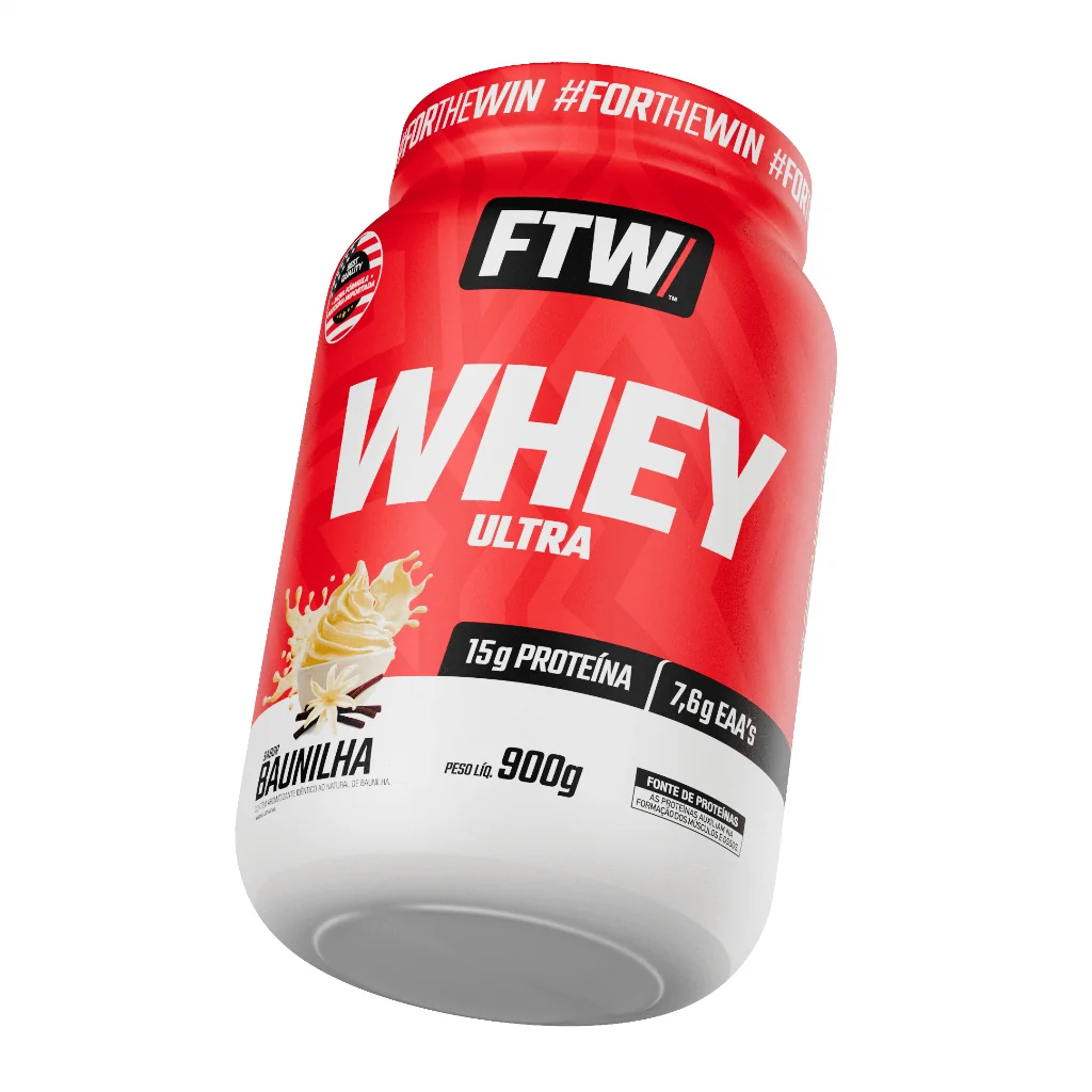 🛍️ Whey Ultra Protein Concentrado Pote 900g - FTW