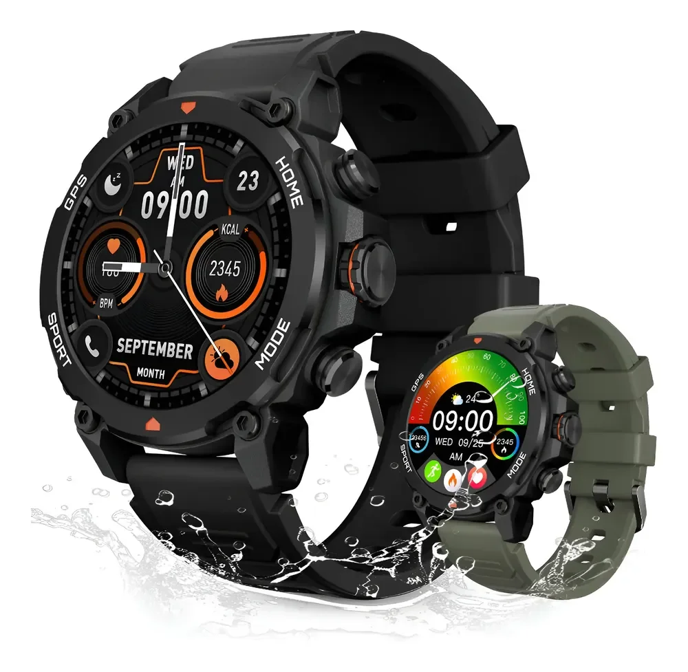 Relógio Smartwatch Aurafit Trek1 Com GPS