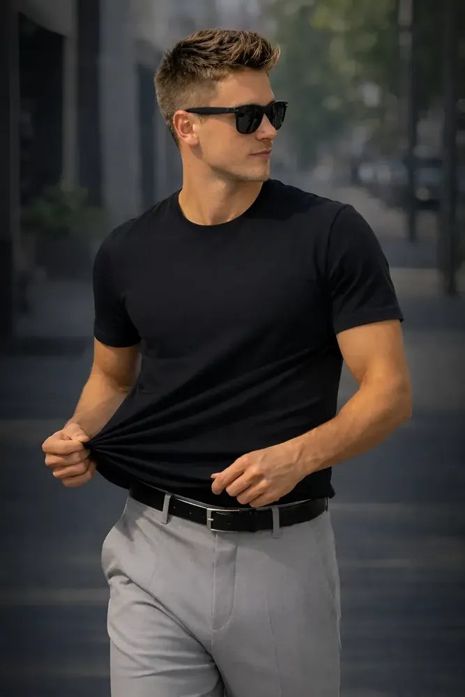 Camiseta Modal Malha Peruana
