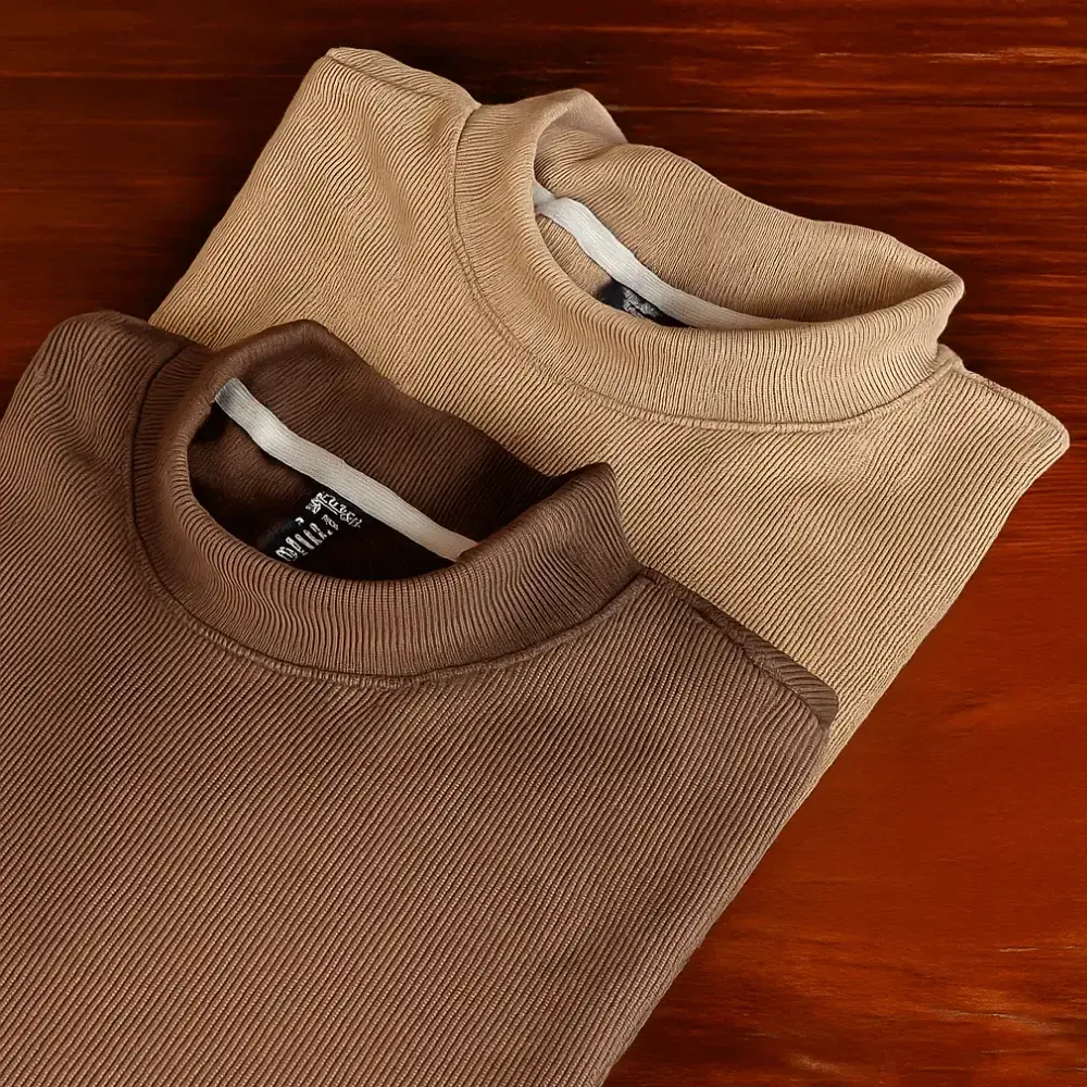 Kit com 2 Camisetas Oversized Texturizado