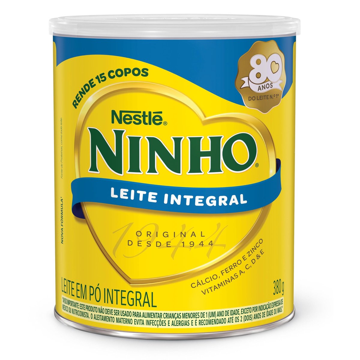 Leite em Pó Integral Ninho 380g