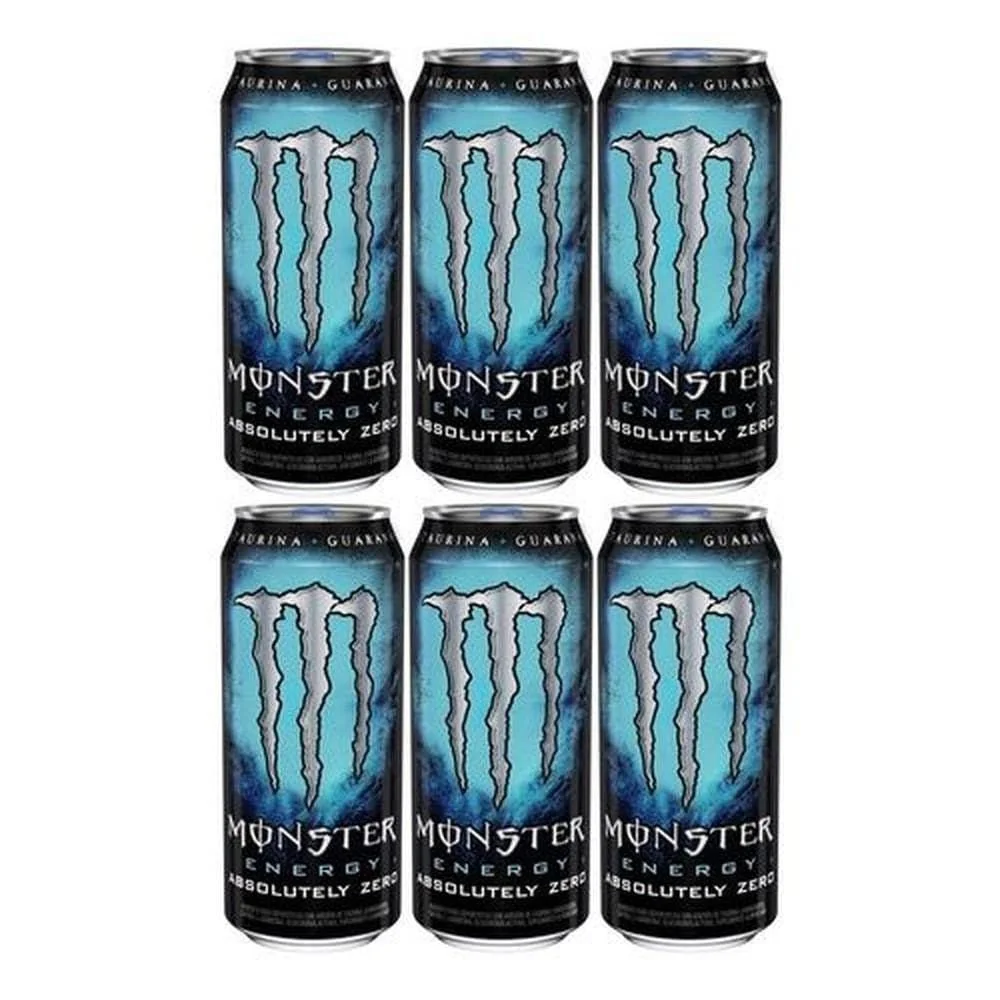 🛒 Pack de Monster Absolutely Zero LT 473ml - Unidade 6 unidades