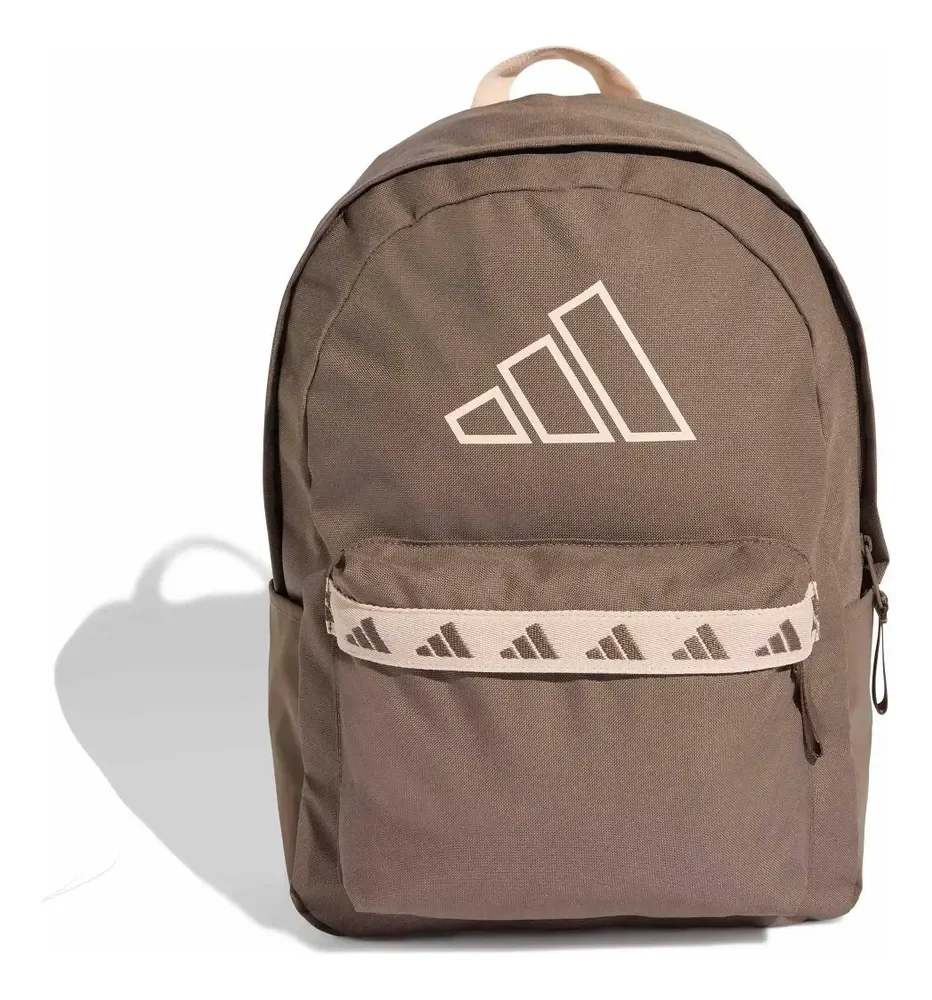 ✨Mochila adidas adidas Clássico Fita Ke6863 Marrom Liso✨️