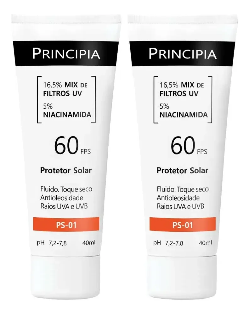 Kit Principia 2 Protetores Solar Facial FPS 60