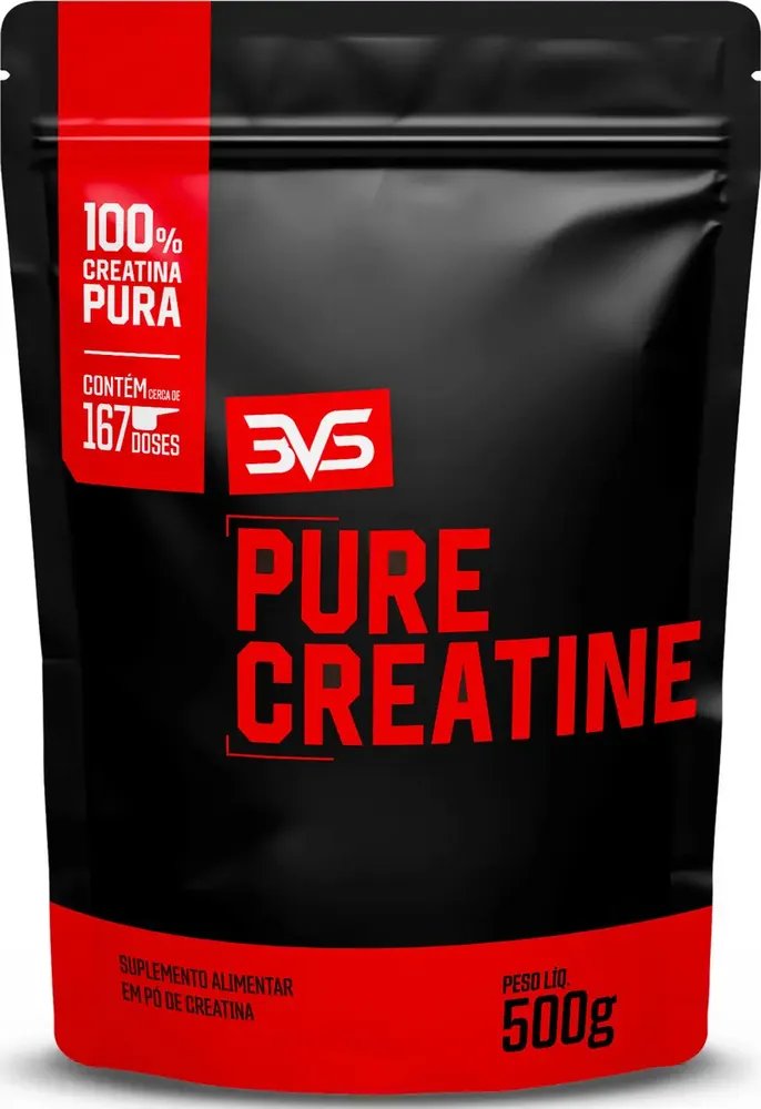 Creatina Monohidratada 500g 100% Pura 3VS Nutrition