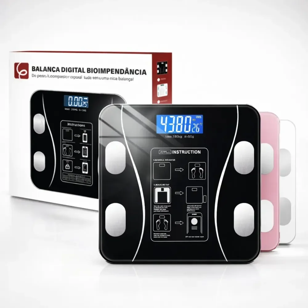 Balança Digital Epsilon Inteligente Bluetooth até 180kg