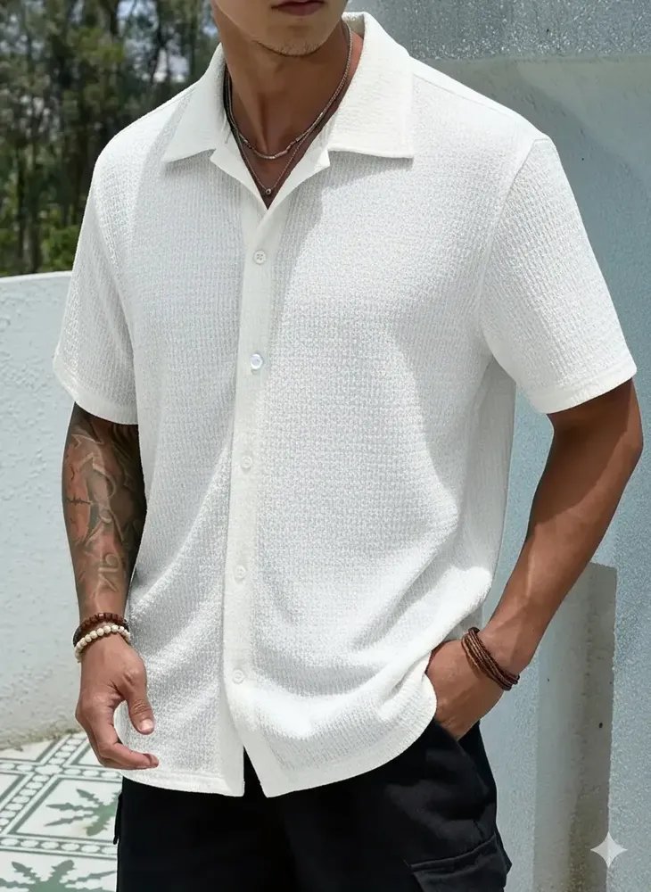 Camisa Texturizada Old Money