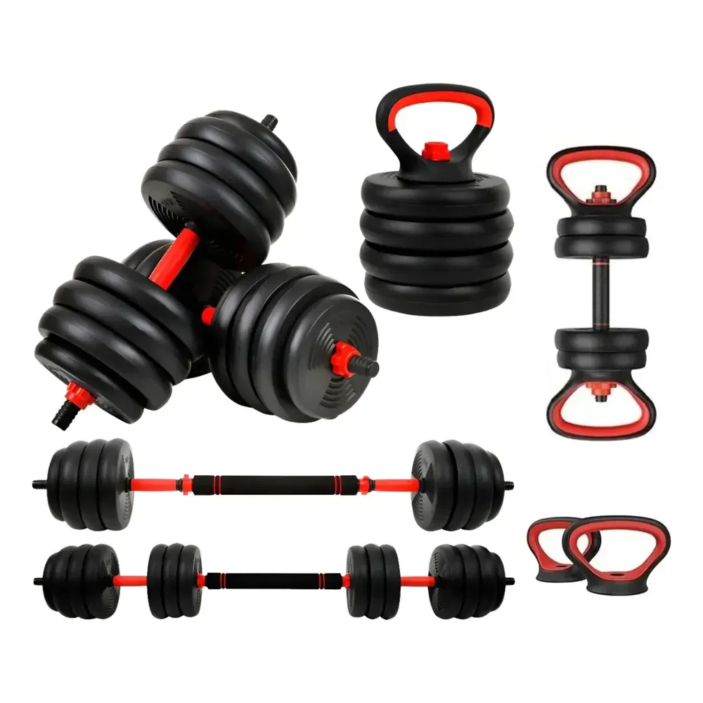 Kit Halter 6 Em 1 Musculação Até 20kg Ajustável