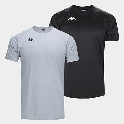 Kit 2 Camisetas Kappa Fardamento