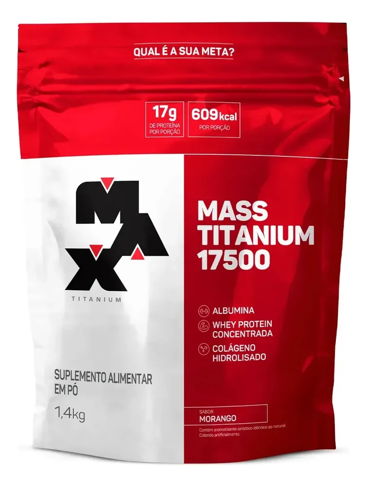 Hipercalórico 1,4kg Mass Titanium Max Titanium