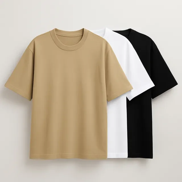 Kit 3 Camisetas Oversized Streetwear