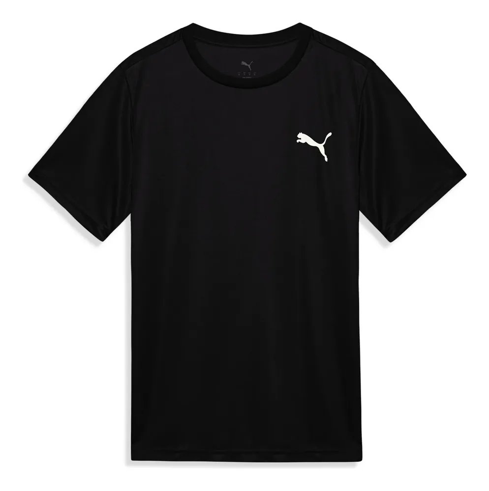 Camiseta Ess Small Puma Logo Poly Tee Masculina Puma Preto Egg