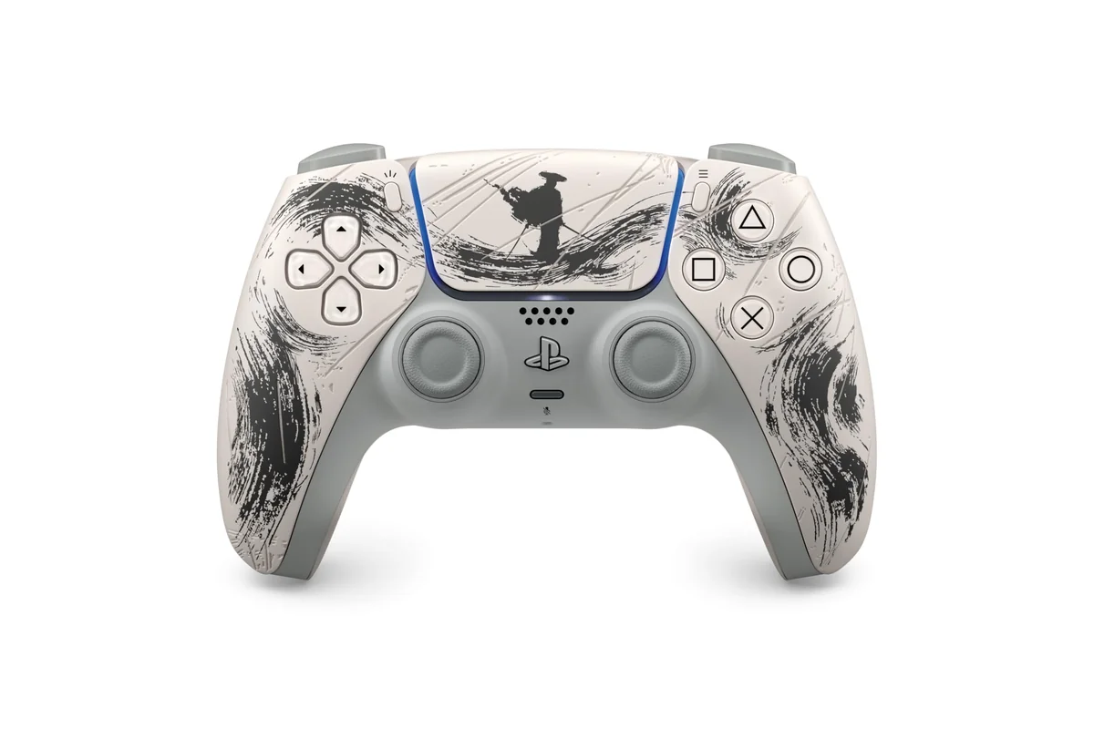 Controle sem fio DualSense® – Edição Limitada Black: Ghost of Yōtei - PlayStation 5