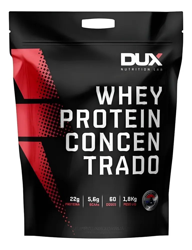 Whey Protein Concentrado Dux Nutrition Saco 18kg Sabor Cappuccino