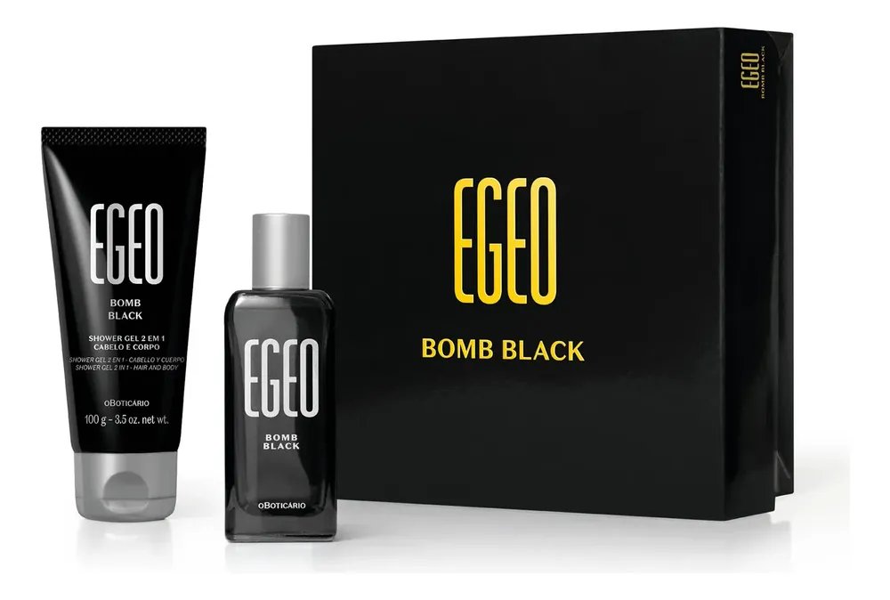 O Boticário Egeo Bomb Black Mini Kit 2 Itens
