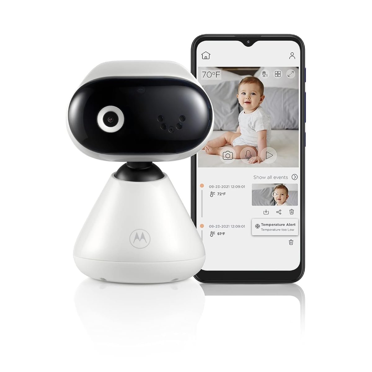 ✨Câmera Babá Eletrônica Motorola HD Com Zoom e Wi-Fi PIP1000✨️