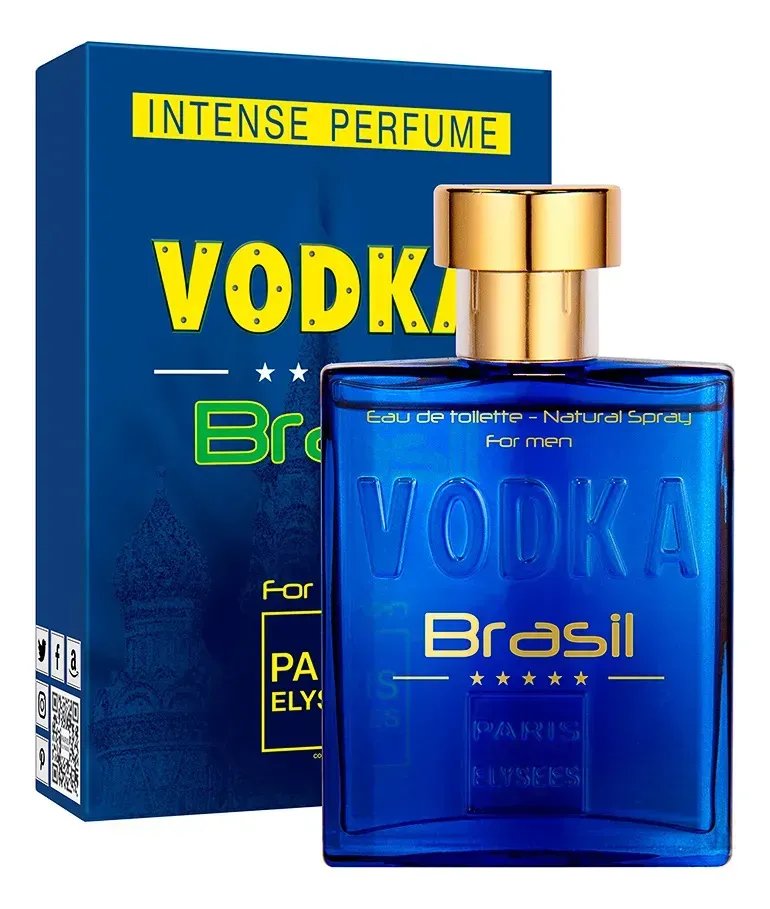 Perfume Vodka Brasil Azul 100 ML Paris Elysees