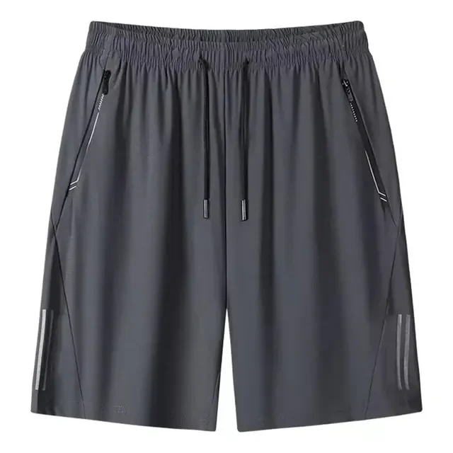Short Masculino Bermuda 2 Bolsos Zíper Secagem Rápida Fina