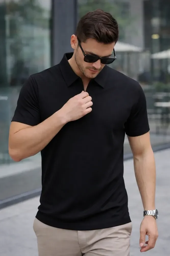 Camisa Polo Tecido Tech