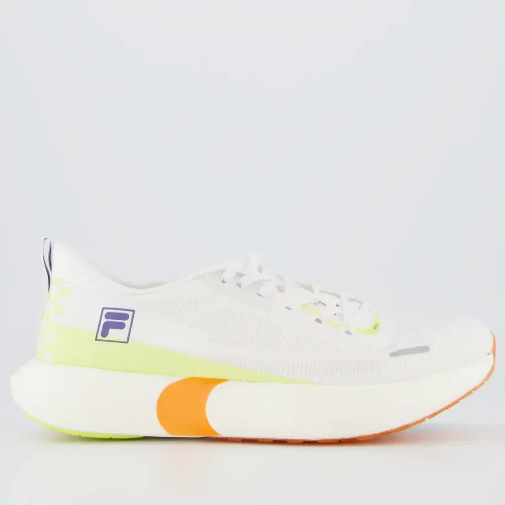Tenis Fila Kr7 Pro Speed Tech Feminino Branco E Verde Branco - 37,0 Br