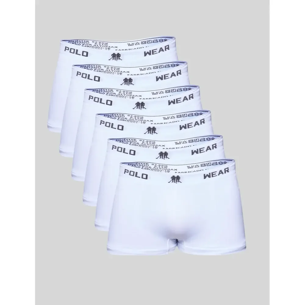 Kit 6 Cuecas Boxer Polo Wear